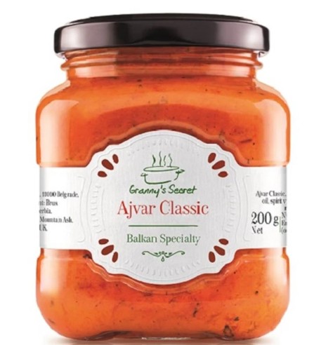 Ajvar Suave Casero "BAKINA TAJNA" 200gr