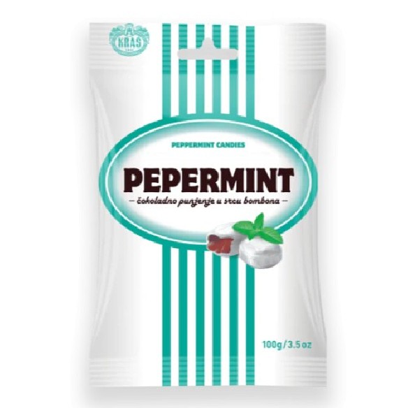 Pepermint  100gr "KRAŠ" caramelos