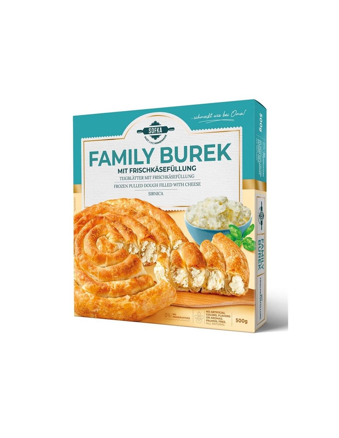 Burek familiar de queso 500gr. 