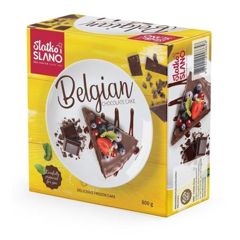 Tarta Belga con chocolate 800gr "Gusto e Sapore" CONGELADO