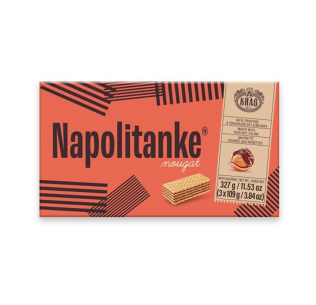 NAPOLITANKE 330gr galletas con relleno de avellana "KRAŠ"