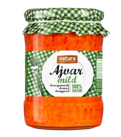 Ajvar Suave CASERO 580ml "NATURA" Ajvar Suave CASERO 580ml "NATURA"