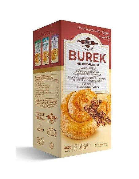 Burek de carne de res  560gr. "SOFKA"  CONGELADO Burek de carne de res  560gr. "SOFKA"  CONGELADO
