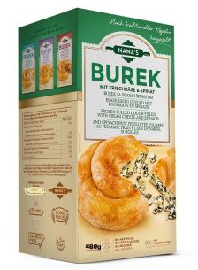 Burek de queso con espinacas 480gr. "SOFKA"  CONGELADO