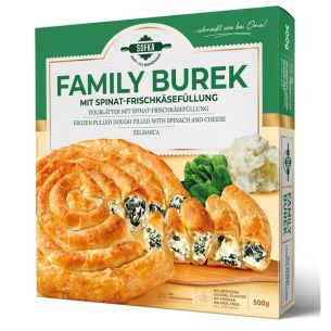 Burek familiar de queso con espinacas 500gr. "SOFKA"  CONGELADO