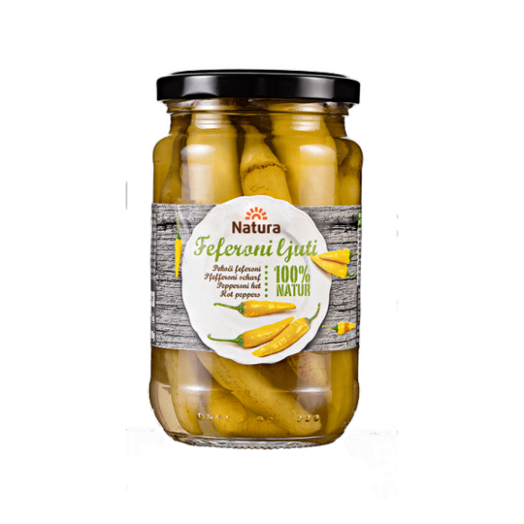 NATURA  "Feferoni"  MUY  picantes 370ml
