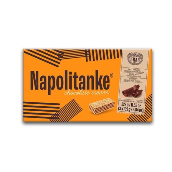 NAPOLITANKE 330gr galletas con relleno de chocolate "KRAŠ"