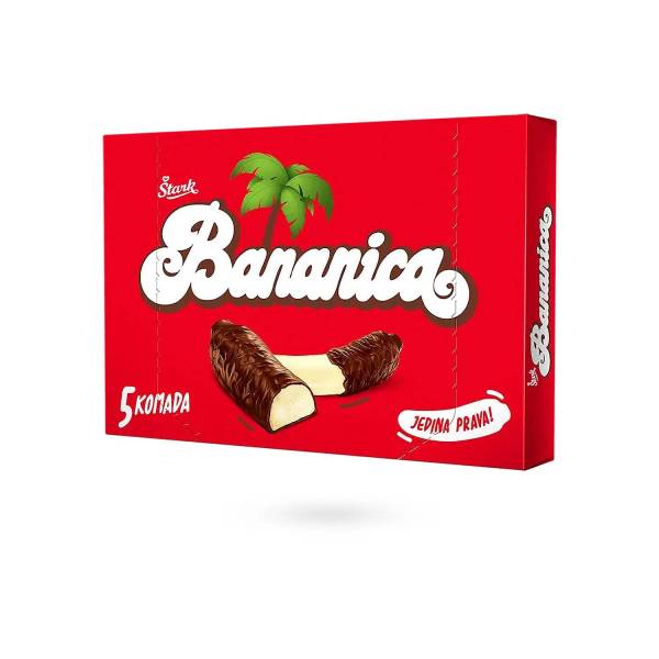 BANANICA 125gr Platanito con chocolate "ŠTARK" - 5uds
