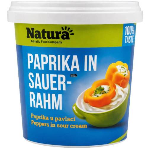 Pimientos en pavlaka  700gr de Travnik "Natura"