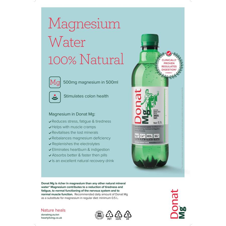 DONAT Mg 0,5L Agua Mineral Magnesio