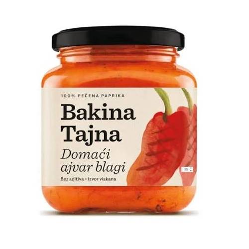 Ajvar Suave Casero "BAKINA TAJNA" 550gr