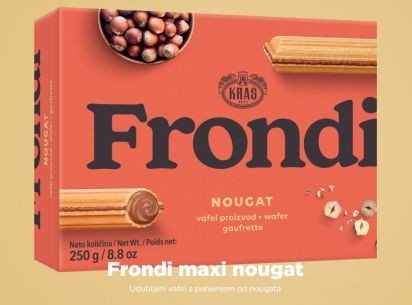 FRONDI 250gr galletas con relleno de avellana "KRAŠ"