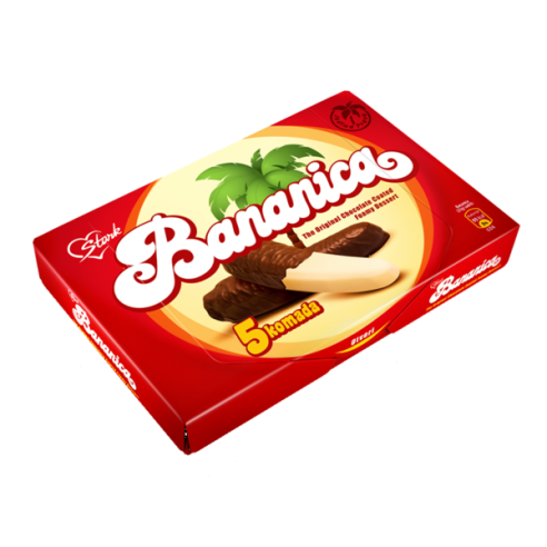 BANANICA 125gr Platanito con chocolate "ŠTARK" - 5uds