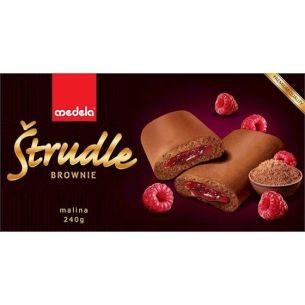 Strudels brownie y frambuesa  "Medela" 240gr
